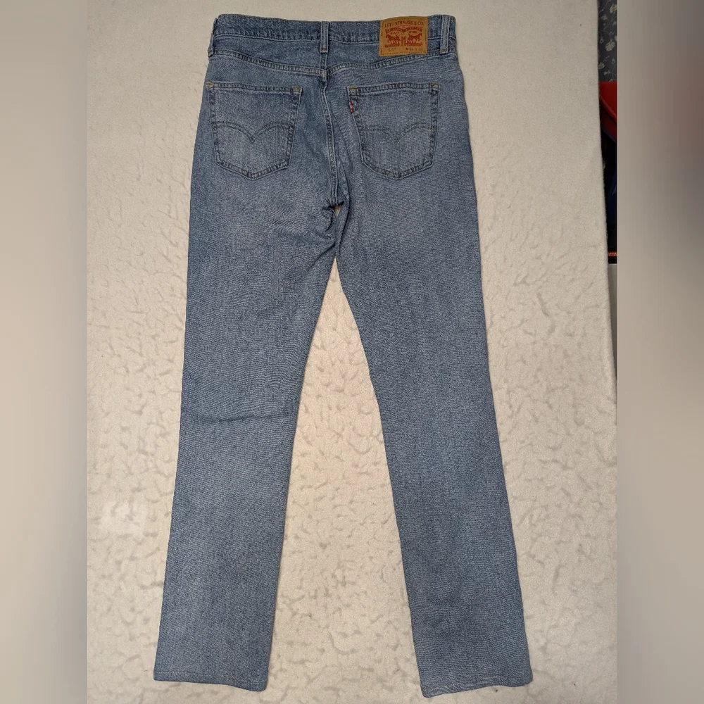 Levi's 511 Slim Fit Straight Men's Jeans light‎ Wash Tagged Size 34Wx34L